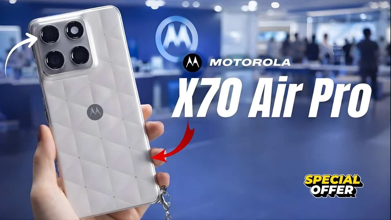 Moto X70 Air Pro 5G Official Launch Complete Features 200MP Camera 7,100mAh Battery and Price Guide
